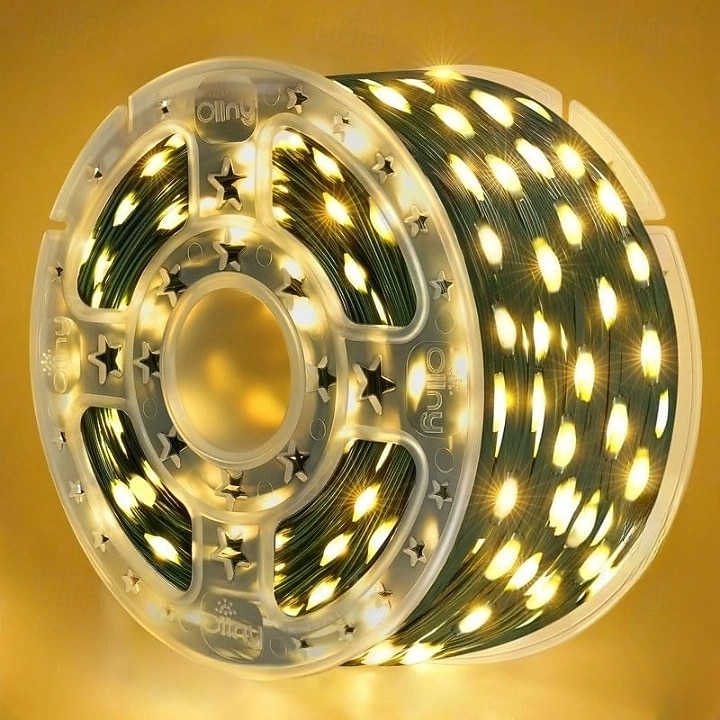 30m 50m 100M Lichterketten 300  500  1000 LEDs 2835 SMD 1 13 Fernbedienung 1 Set Warmweiß RGB Weiß Kupferdraht-Leuchten Weihnachtsbeleuchtung Party Urlaub Hochzeit 220-240 V 2026 - $25.99 –P3