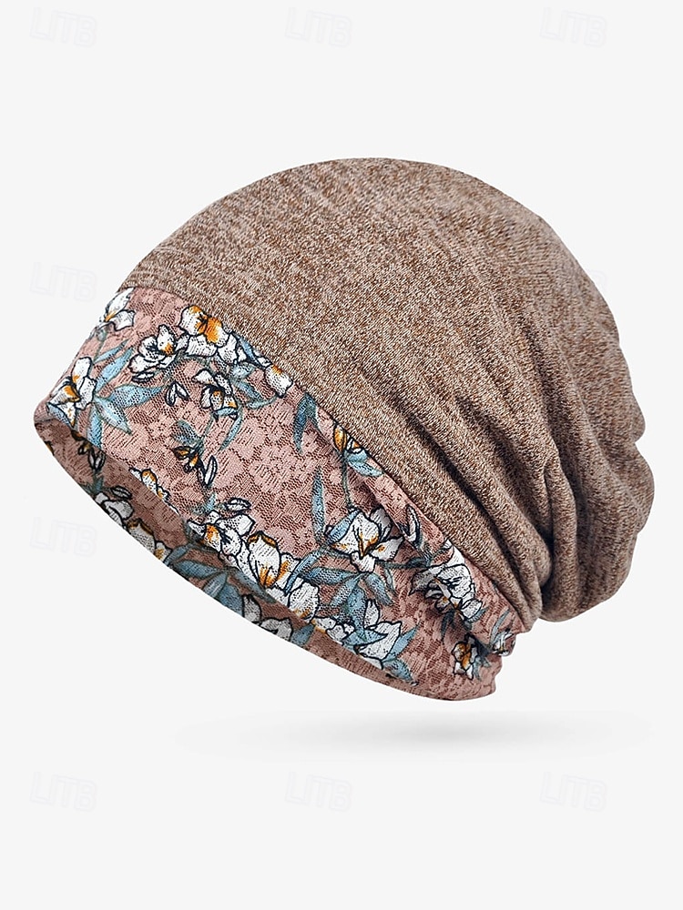 gorro feminino com estampa floral, boné elástico e macio para uso casual, atividades ao ar livre e cobertura para cabeça para quimioterapia de 2026 por $18.99 –P3