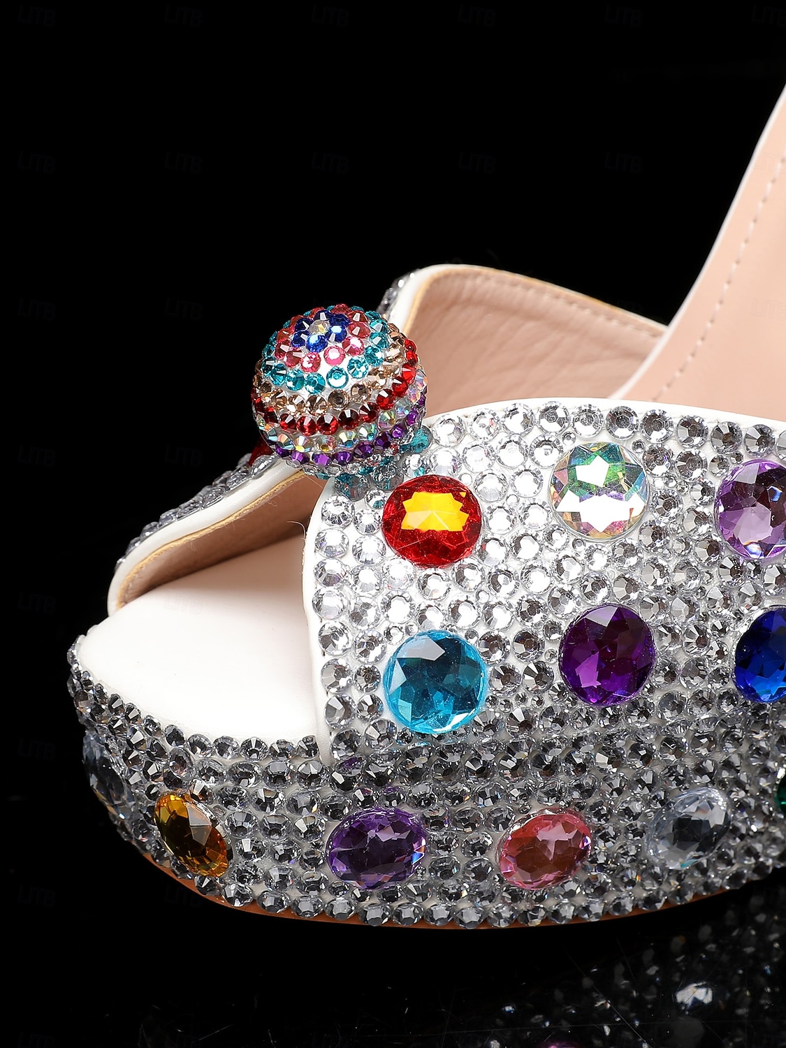 Women's Rhinestone Platform High Heel Sandals with Matching Clutch - Sparkly Formal Dress Shoes for Cocktail Parties, Weddings and Elegant Events 2026 - $119.99 –P8