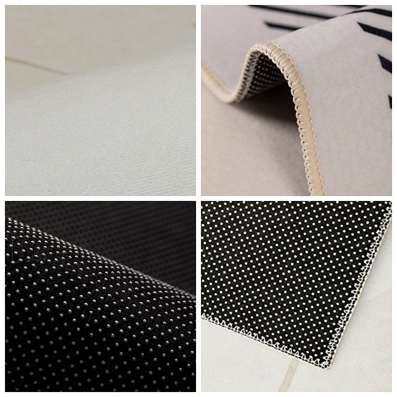 Tapete estilo creme, tapete aconchegante para sala de estar, tapete macio para cabeceira de quarto, tapete grande para sofá &mesa de centro, decoração de apartamento com cobertura total de 2026 por $62.99 –P3