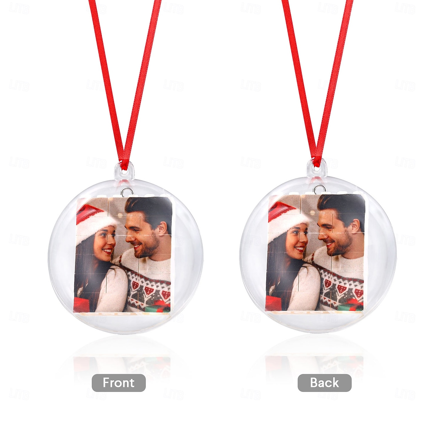 Personalized Photo Puzzle Christmas Ornament Custom Xmas Memory Photo Ball Hanging Pendant, Unique Keepsake Gift for Christmas Tree Decoration 2025 - $15.99 –P9
