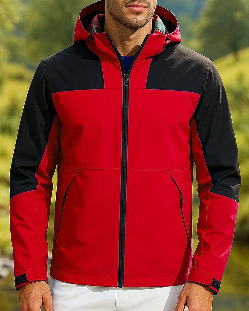 Hombre Cortavientos Chaqueta Chaqueta Softshell Chaqueta para senderismo Al aire libre Impermeable Resistente al Viento Trajes de senderismo Ropa de senderismo Primavera Otoño Camiseta Pesca Camping 2025 - $26.99 –P5