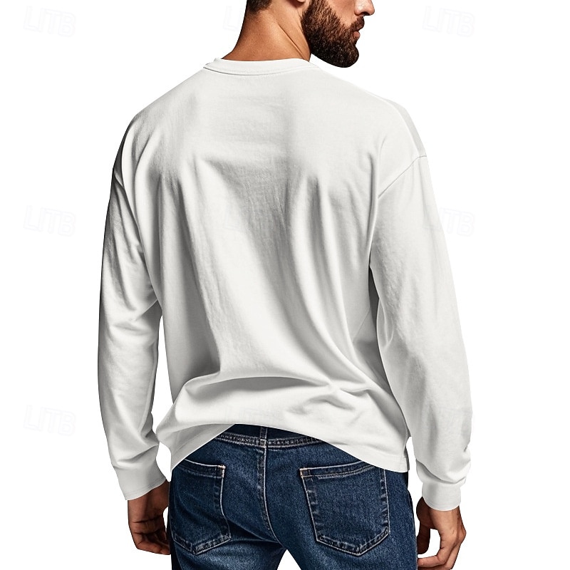 Ανδρικά Πουκάμισο Henley Κοντομάνικα Henley Top Μακρυμάνικο Συμπαγές Χρώμα Σκέτο Μοντέρνα Υψηλής Ποιότητας Καθημερινό Τσέπη Κουμπιά Χένλι ΕΞΩΤΕΡΙΚΟΥ ΧΩΡΟΥ Causal Καθημερινά 2026 - $20.99 –P9