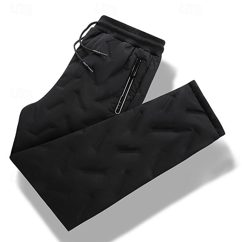 Herren Winter-Jogginghose Shrepa Fleecehose Dick Mit Taschen Unterteile Fitnessstudio Athleisure Trainieren Herbst Winter Winddicht Warm Fitnessstudio Outdoor Laufen Normale Passform Sportbekleidung 2026 - $21.99 –P8
