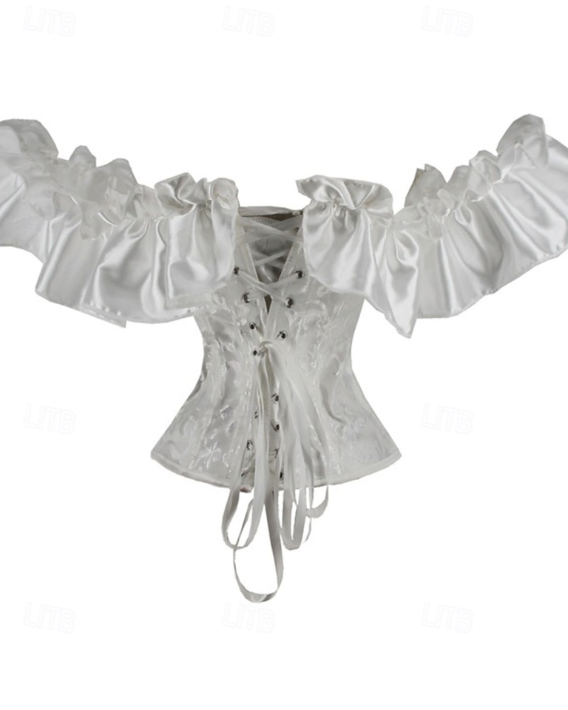 Γυναικεία Κορσέδες Shapewear Μέσης Cincher Διαμορφωτικός Ρουχισμός Σέξι κορσέ Σέξι Γλυκός Μονόχρωμες Σουρωτά Εξώπλατο Διακοπές Δρόμος Ημερομηνία Αμάνικο Κορσές Μαύρο Λευκό Μπεζ Άνοιξη Φθινόπωρο 2025 - $35.99 –P10