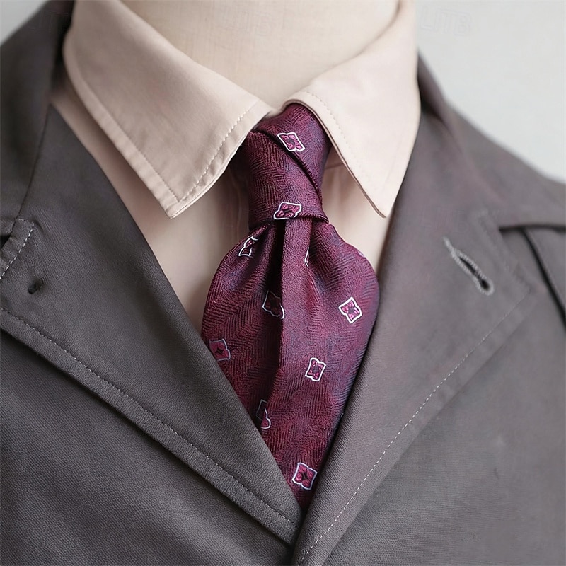 Муж. Галстуки Мода Классика Современный современный С узором Свадебные прием На каждый день 2026 - $6.49 –P4
