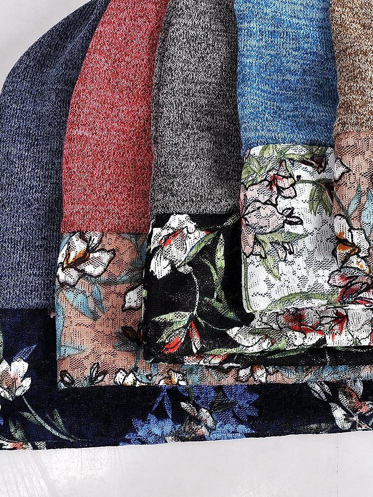 gorro feminino com estampa floral, boné elástico e macio para uso casual, atividades ao ar livre e cobertura para cabeça para quimioterapia de 2026 por $18.99 –P7