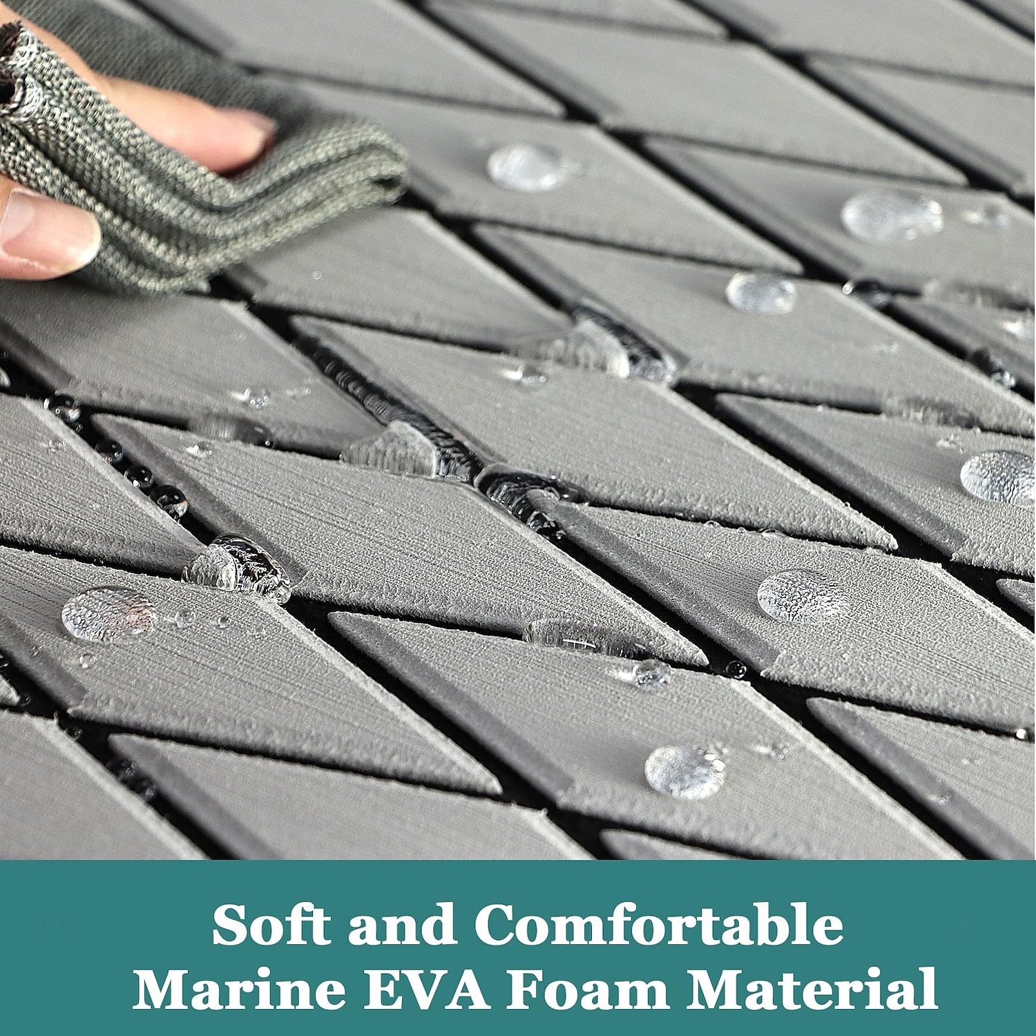 Korkealaatuinen eva-vaahtomuovivenepohja - UV-suojattu, liukumaton, likaa hylkivä, helppo puhdistaa ja asentaa, sopii täydellisesti kaikentyyppisiin veneisiin, veneen lattian suojaus, teksturoitu 2026 - $23.99 –P14
