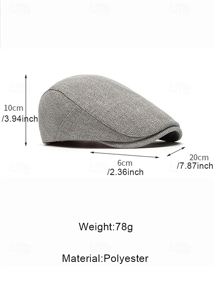Casquette plate en lin et coton respirant pour homme, chapeau gavroche vintage classique pour tenue décontractée, conduite et activités de plein air de 2025 ? $11.99 –P9