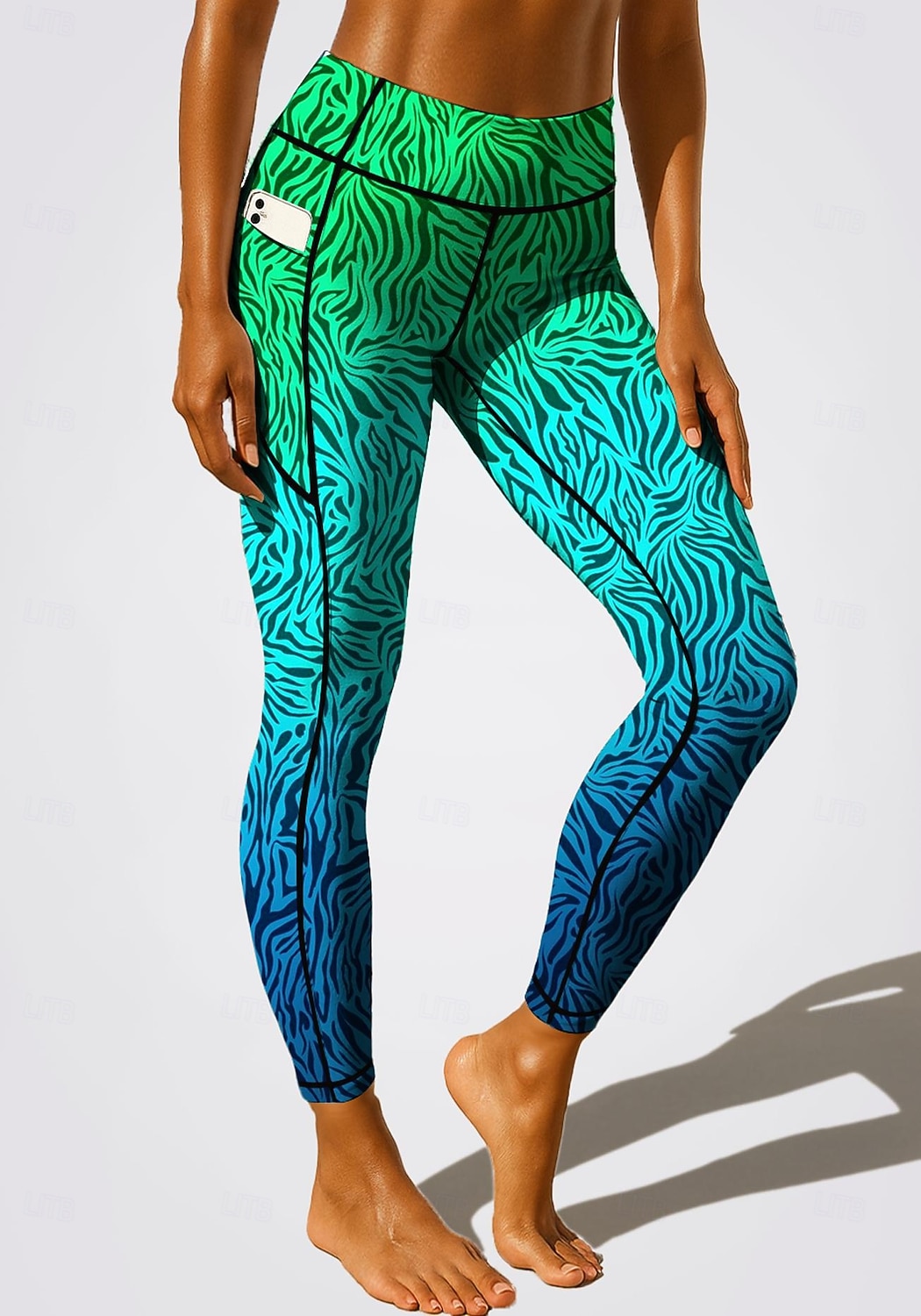 Per donna leggings da pilates Pantaloni fitness Leggings da palestra Tasche Bollo Tasche Laterali Pilates Palestra Allenamento in Palestra Pantaloni Collant Leggings Gradiente di Colore Leopardato del 2026 a $20.99 –P2