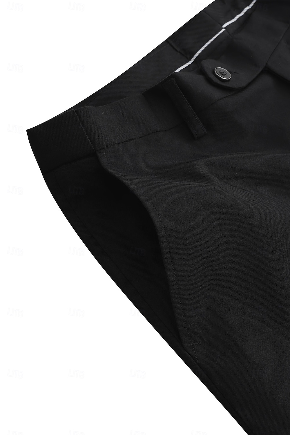 Uomo Affari Abiti da lavoro Bavero classico Nero Borgogna Formale Tinta unita Vestibilità su misura 3 pezzi del 2025 a $115.99 –P7