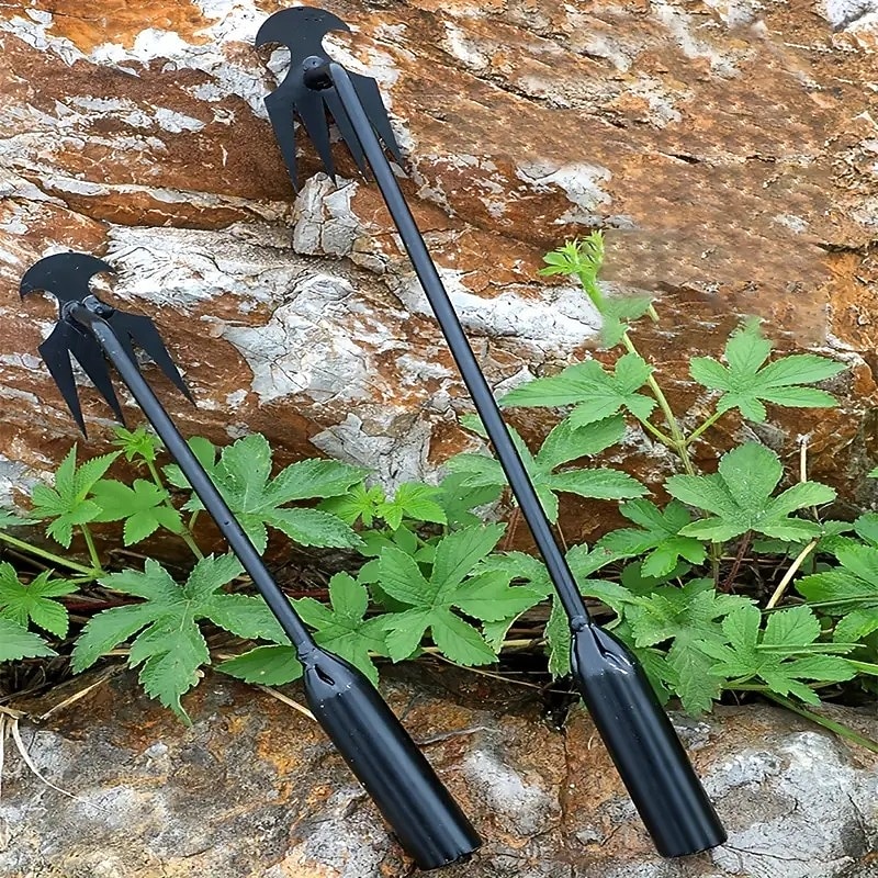onkruidverwijderaar voor in de tuin, onkruidverwijderaar met 4 tanden, onkruidverwijderaar van mangaanstaal, onkruidverwijderaar voor moestuinieren en planten 2025 - $15.99 –P2