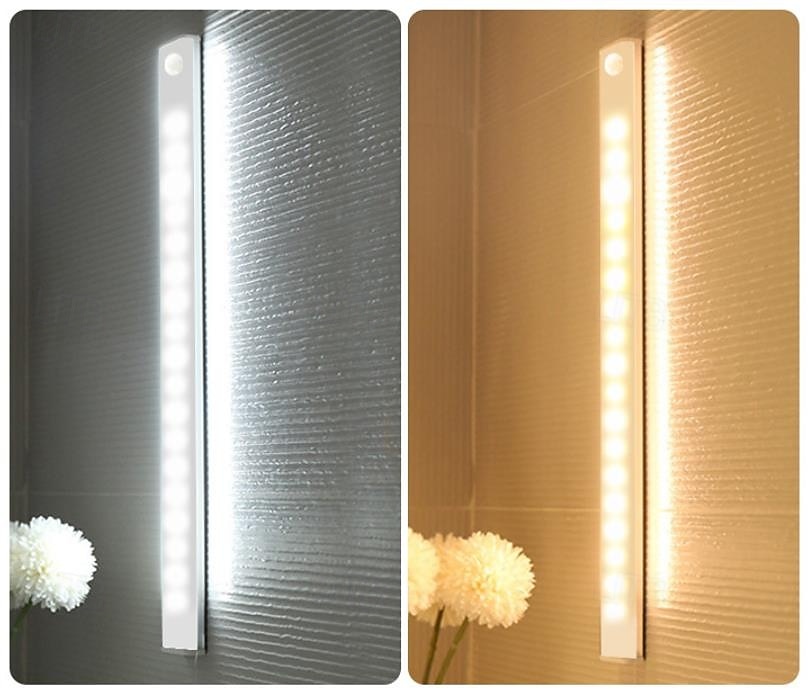 Lampe sous meuble, capteur magnétique intelligent sans perforation, lampes LED rechargeables, veilleuse magnétique sans fil à induction intelligente du corps humain pour cuisine, escaliers, de 2025 ? $14.99 –P2