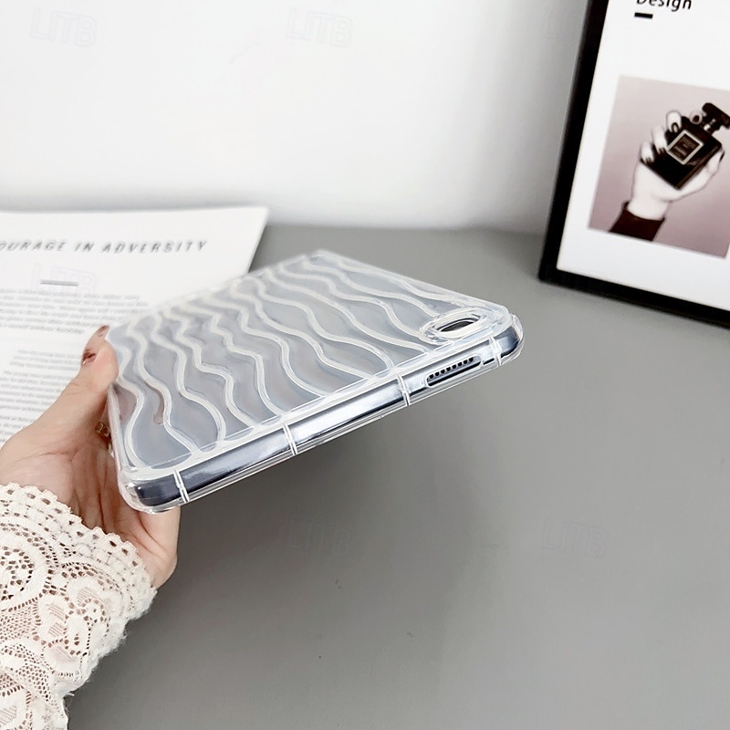 Tablet Case Cover For Samsung Galaxy Tab A9 8.7" S6 Lite 10.4" A8 10.5'' A7 Lite 8.7'' A9 Plus 11" Full Body Protective Shockproof Lines / Waves TPU 2025 - $13.99 –P10