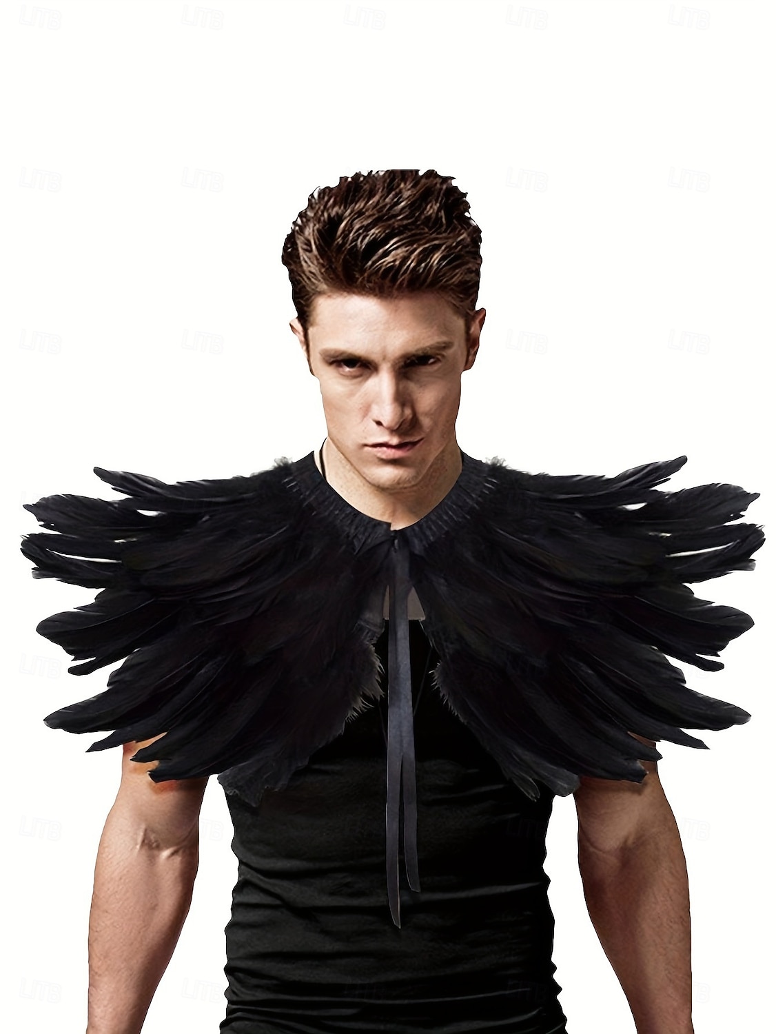 Retró Középkori Reneszánsz Pelerin / köpeny Kendők Manó Toll Jelmez Férfi Uniszex Fantasy Mindszentek napja Farsang Teljesítmény LARP Ren Faire Felnőttek Kendő 2025 - $29.99 –P2
