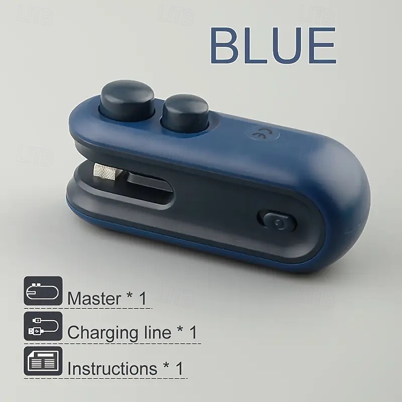 Machine à sceller les sacs avec batterie au lithium intégrée, machine à sceller les sacs portable rechargeable par USB pour snacks, chips, biscuits &Sacs en plastique – scelleuse portative avec de 2025 ? $10.99 –P7
