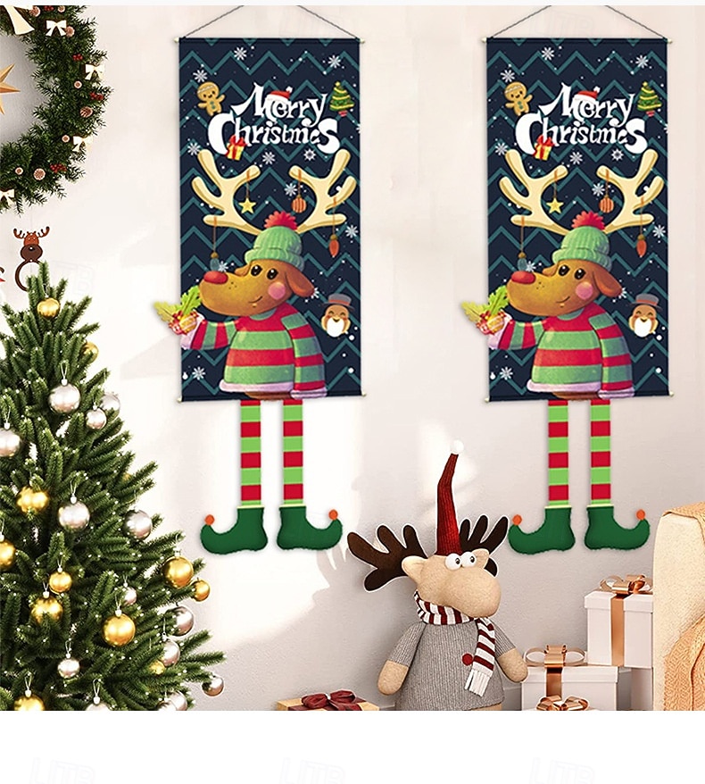 2025 nieuw wandtapijt voor slaapkamerdecoratie, deurdecoratie, etalage van hotel en winkelcentrum, festivaldecoratie, stoffen ornament 2025 - $6.49 –P5