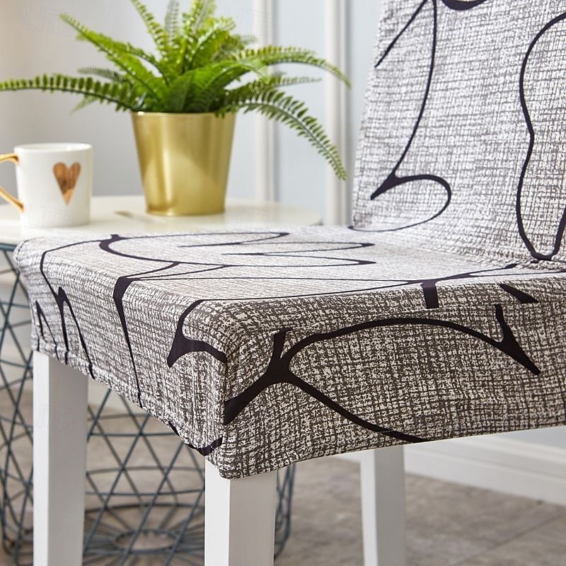 Elastyczny pokrowiec na krzesło do jadalni, przyjazny dla zwierząt, zdejmowany i nadający się do prania pokrowiec na krzesło, trwały ochraniacz na krzesło do hotelu, jadalni, sali bankietowej, wesela 2026 - $8.99 –P10