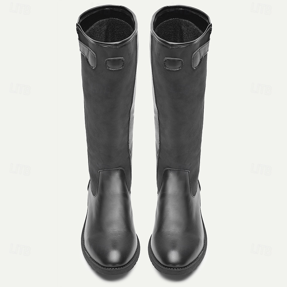 Per uomo Stivali Stivali Chukka Retrò Camminata Vintage Casual Britannico All'aperto Pelle PU Confortevole Antiscivolo Caldo Stivali alti Mocassino Nero / Rosso Marrone scuro Nero Autunno Inverno del 2026 a $64.99 –P5