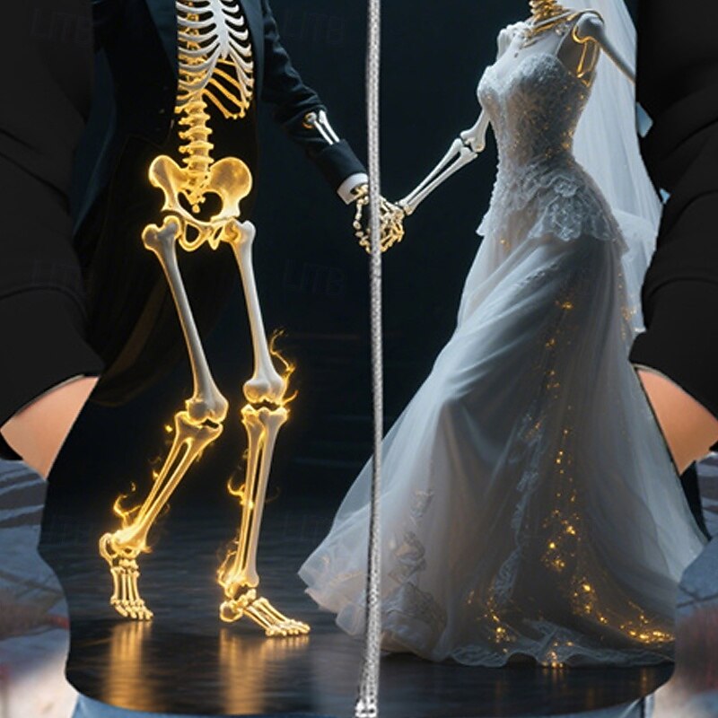 Halloween Pojkar 3D Dödskalle Huvtröja Kappa Ytterkläder Långärmad Vår Höst Förtjusande Sport Barn 4-12 år Blixtlås Gata Dagligen Normal 2025 - $18.99 –P3