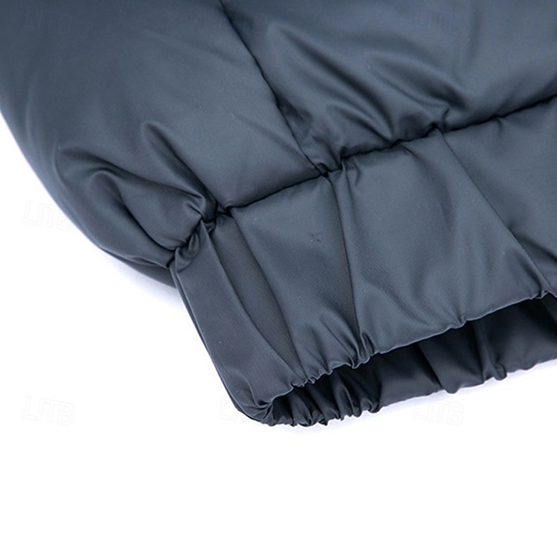 Men's Puffer Jacket Quilted Jacket Pocket Polyster Vacation Daily Wear Date Regular Fashion Casual Comfortable Thermal Warm Fall Winter Solid / Plain Color Black Dark Blue Light Sky Blue Puffer Jacket 2026 - $52.99 –P10