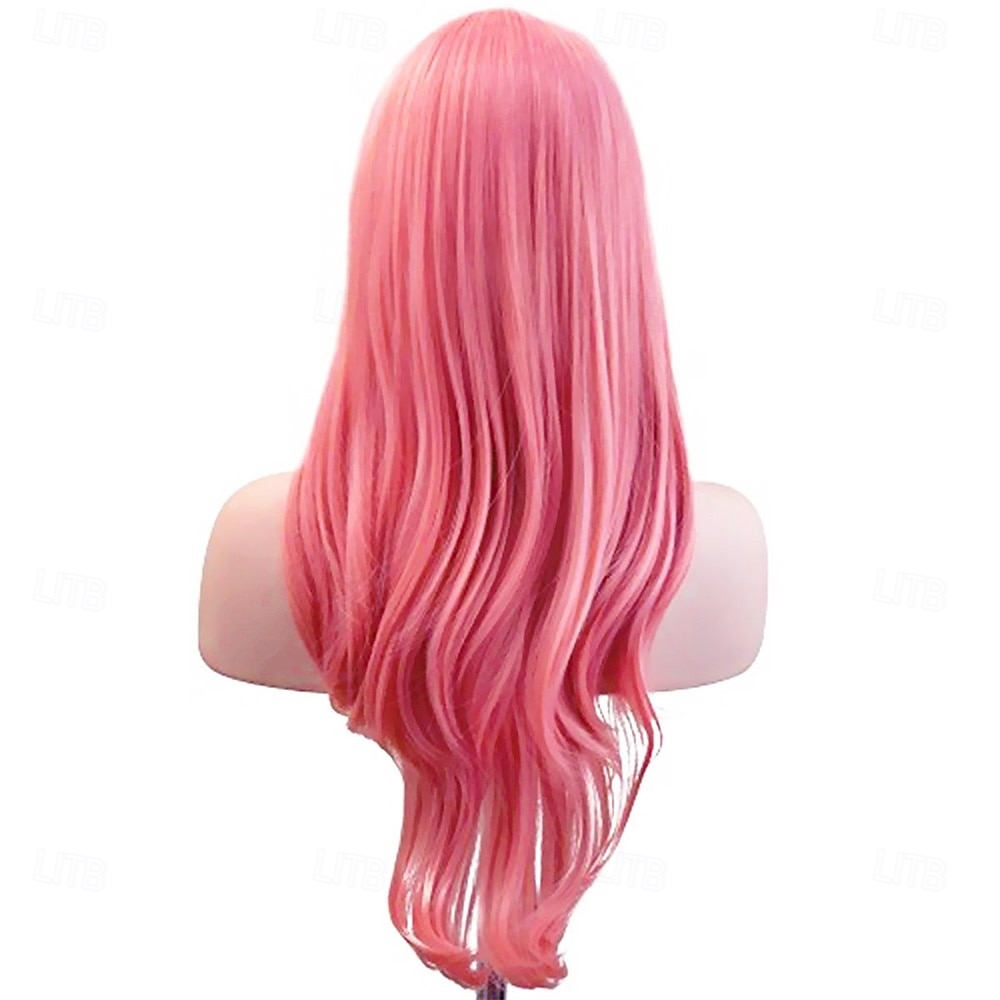 Parrucca cosplay con capelli ricci e ondulati lunghi da 28 pollici del 2026 a $16.99 –P4