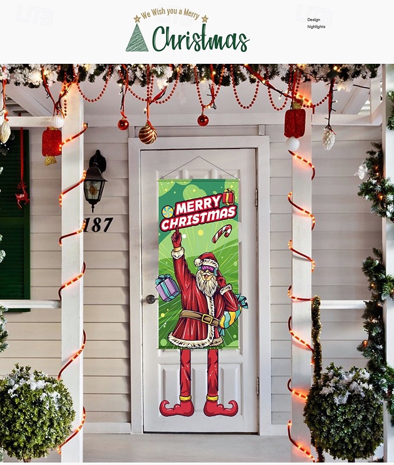 2025 nieuw wandtapijt voor slaapkamerdecoratie, deurdecoratie, etalage van hotel en winkelcentrum, festivaldecoratie, stoffen ornament 2025 - $6.49 –P3