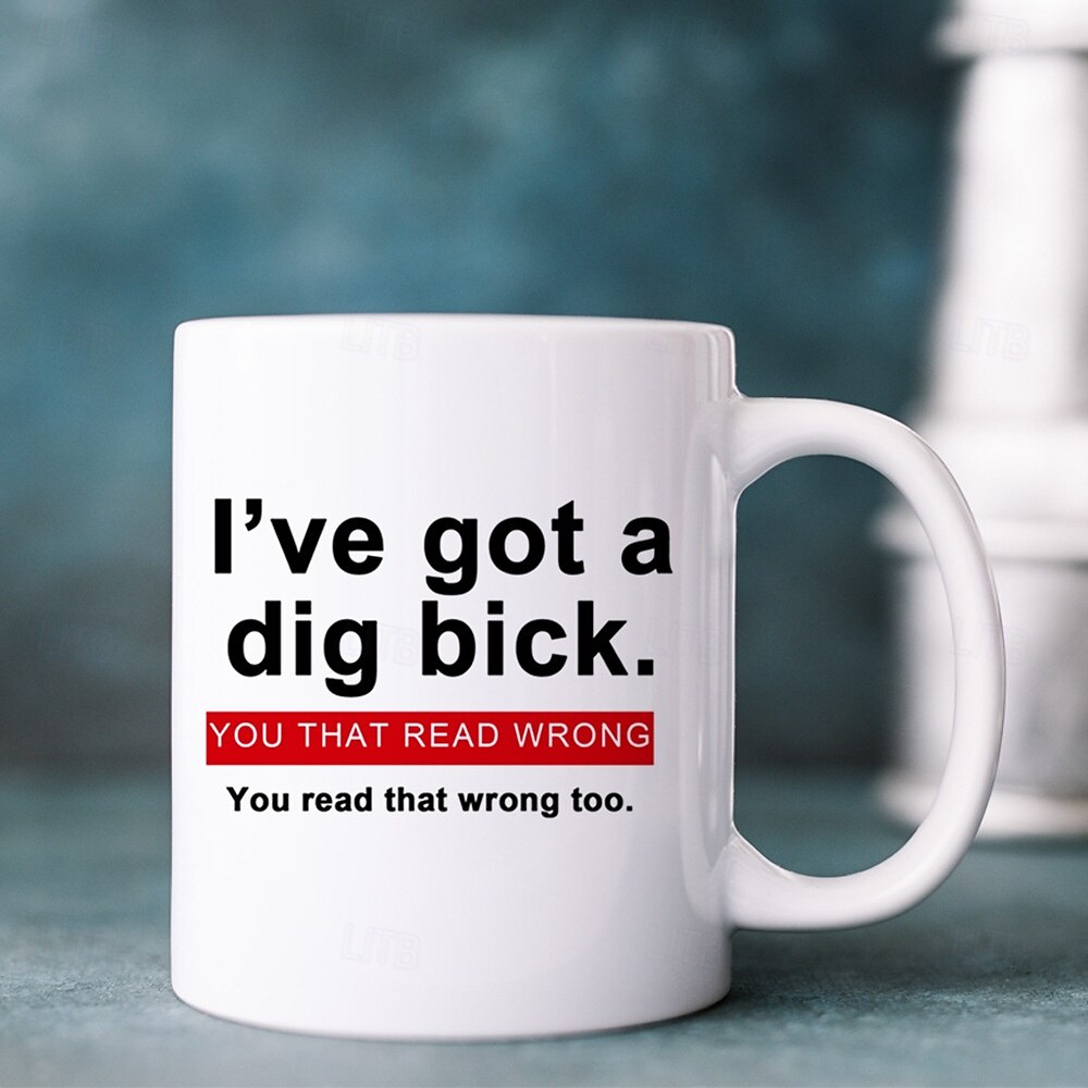 Caneca de café engraçada, tenho uma ilusão de ótica, presente engraçado e divertido para homens, mulheres, amigos, escritório, cerâmica branca 12 onças de 2026 por $12.99 –P1