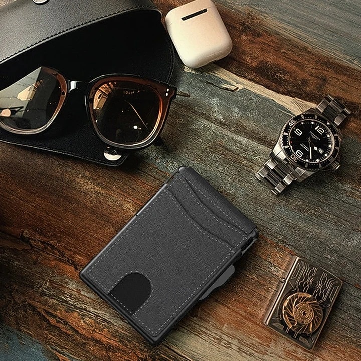 ανδρικές υποδοχές καρτών pu δέρματος για επαγγελματίες τύπους για αεροτομή, μακρύ πορτοφόλι, μεγάλη χωρητικότητα, μεταλλική θήκη καρτών, κομψός διοργανωτής πιστωτικών καρτών για άνδρες 2025 - $37.99 –P6