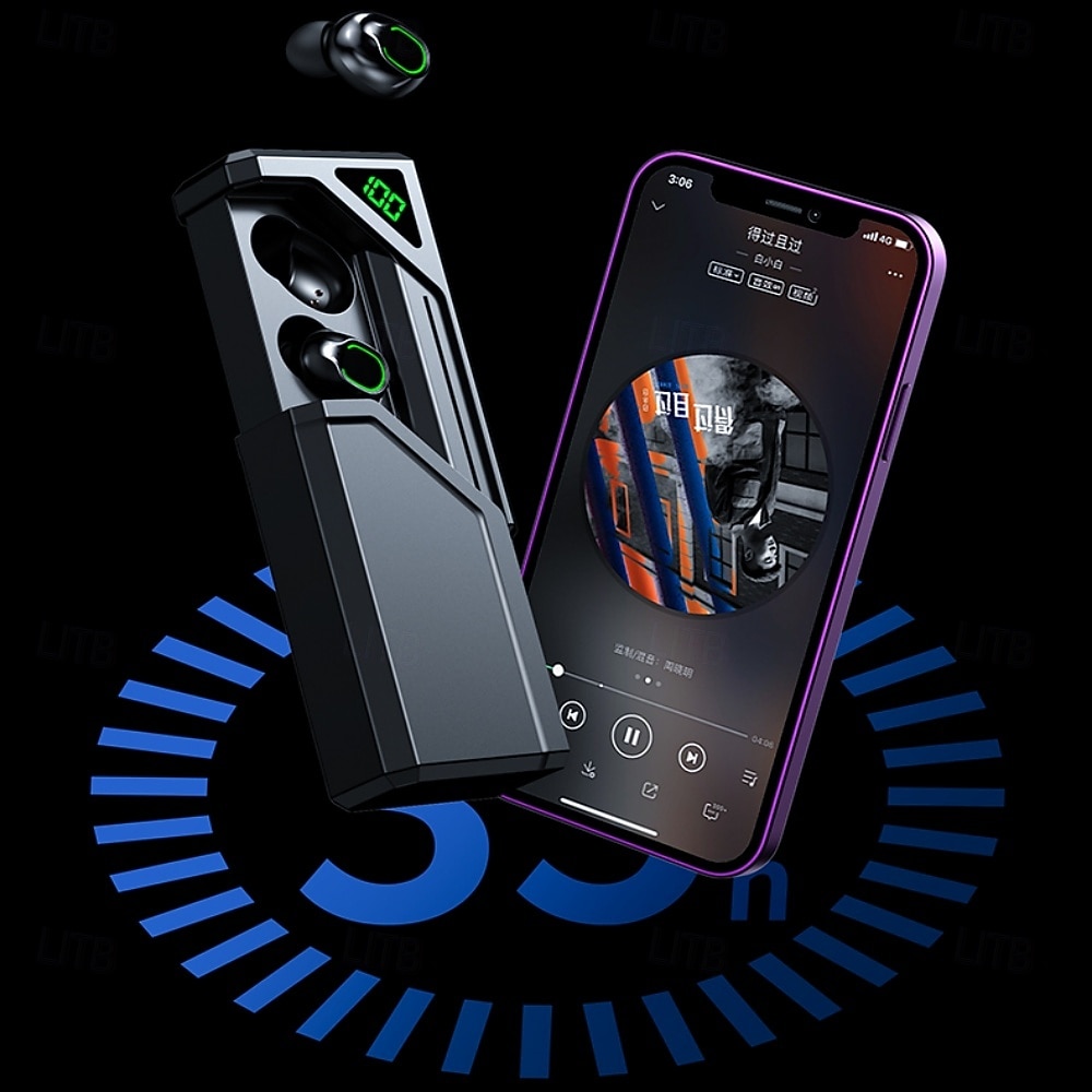 QB70 True Wireless Headphones TWS Earbuds In Ear Bluetooth 5.3 Sports Deep Bass for Apple Samsung Huawei Xiaomi MI  Gym Workout Trekking Running Office Business 2025 - $15.99 –P11