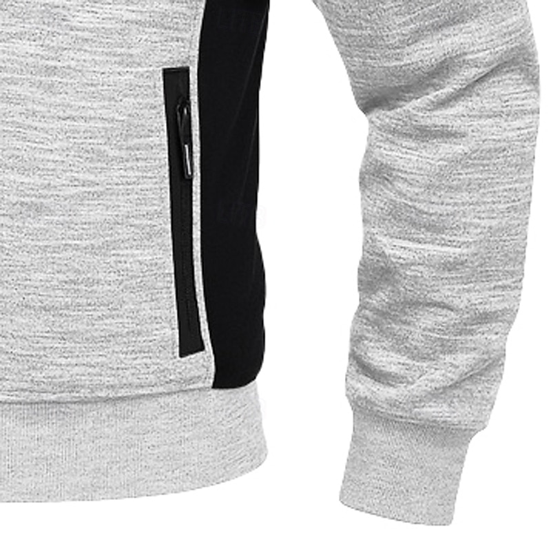 Homme Sweat à capuche Sweat à capuche zippé intégral Sweat à capuche en polaire Sweat à capuche tactique Noir Blanche Vert Véronèse Rouge Bordeaux bleu marine À capuche Uni Fermeture éclair Sport de 2025 ? $23.99 –P11