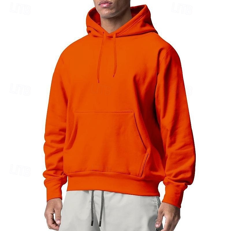 Per uomo Felpa con cappuccio Felpa con cappuccio in pile Felpa con cappuccio foderata in pile Aalbicocca Nero Bianco Giallo Rosa Con Cappuccio Semplice Sport & Outdoor Casuale Quotidiano Streetwear del 2025 a $17.99 –P5