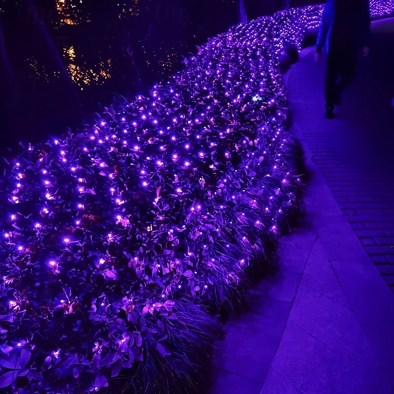 Guirlandes lumineuses en filet 6x4m LED Lumières Extérieures 880 LEDs Lumières de fête de pêche Lumières de patio Blanc chaud Blanc froid Multicolore étanches Fête Halloween/Noël Mariage de 2025 ? $52.99 –P5