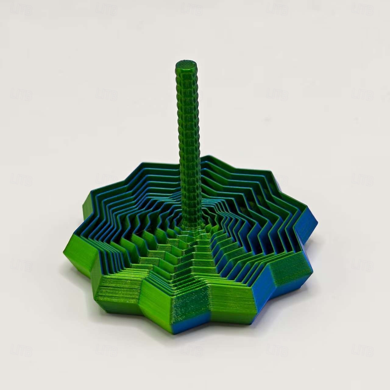 Расширьте сенсорную игрушку-звездочку для снятия стресса в форме шестиугольной звезды с ручкой, напечатанную на 3D-принтере, спиралевидный дизайн в виде сот для концентрации и снятия беспокойства. 2026 - $13.99 –P9