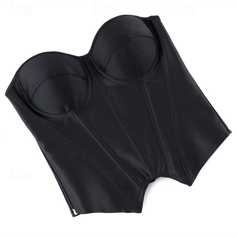 Жен. Корсет Корректирующее белье Утягивающее белье Корректирующее белье Сексуальный корсет На каждый день Полоса Неровная кромка Открытая спина Отпуск Для улицы Свидание Без рукавов холодный прием 2026 - $36.99 –P5