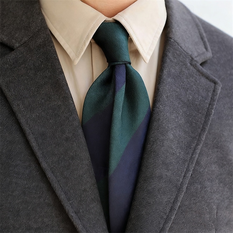 Hombre Corbatas Moda Clásico Contemporáneo moderno Estampado Rayas Fiesta de Boda Ropa Cotidiana 2026 - $6.99 –P3