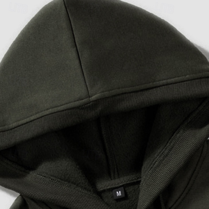 Herre Hattetrøje Svart Militærgrønn Kakifarget Med hette Kamuflasje Lomme Sport & Utendørs Daglig Ferie Polyester Gatemote Grunnleggende Fritid Vår Høst Klær Gensere Gensere 2026 - $27.99 –P1