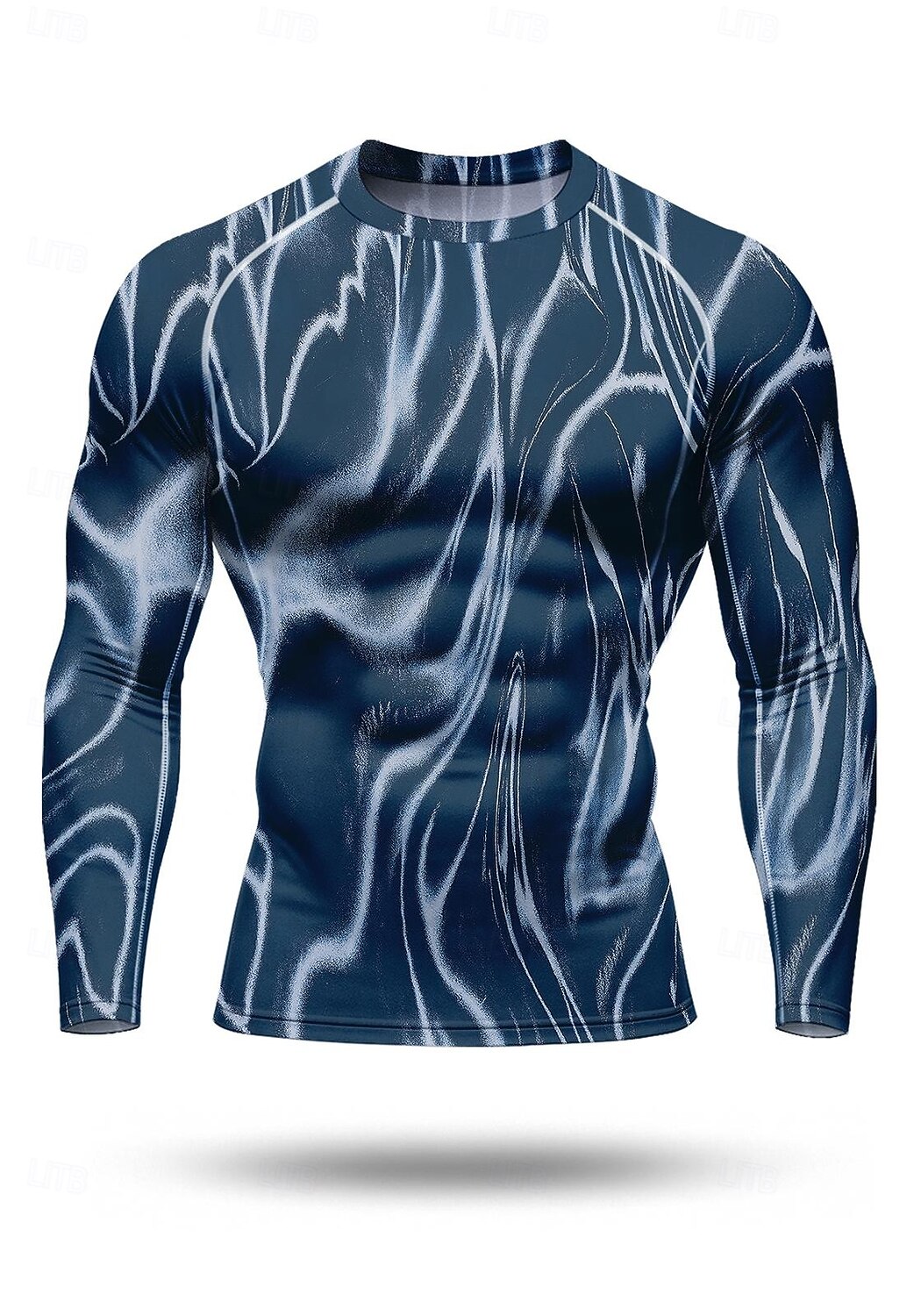 Per uomo Maglia a compressione Maglia da corsa Stampa 3D Manica Lunga Livello Base A righe Asciugatura Rapida Compressione Elasticizzato Traspirante Allenamento in Palestra Allenamento attivo del 2025 a $20.99 –P3