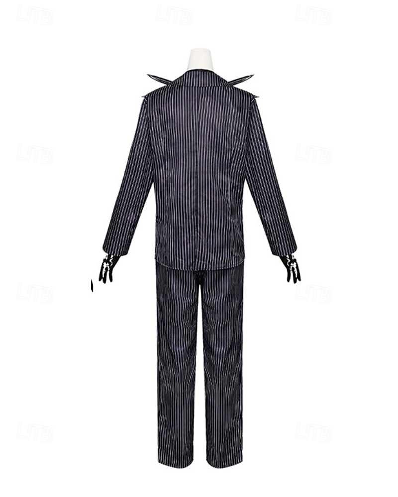 Jack Skellington Halloween cosplay-kostym kläder kostymer och kavajer The Nightmare Before Christmas cosplay barns halloween karneval maskeradföreställning enkla halloween-kostymer klä upp 2025 - $31.99 –P3