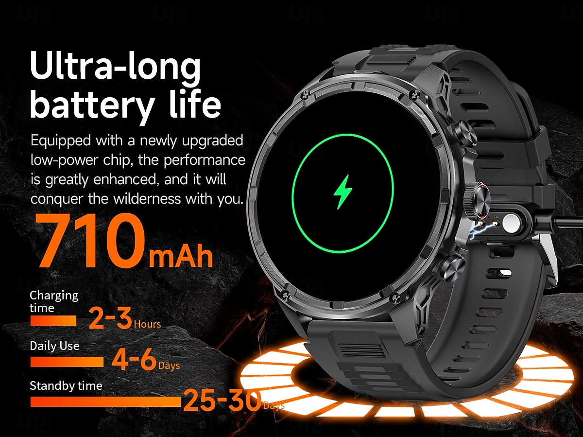 V99 Smart Watch 1.85 inch Smartwatch Fitness Running Watch Bluetooth Pedometer Call Reminder Fitness Tracker Compatible with Smartphone Unisex Long Standby Hands-Free Calls Waterproof IP 67 52mm 2026 - $66.99 –P7
