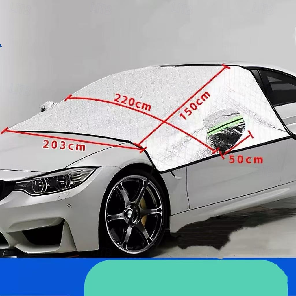 Funda magnética antinieve para coche, funda para media nieve con protección para parabrisas delantero, parasol grueso y protector de nieve resistente al calor para invierno y verano. 2025 - $10.99 –P9