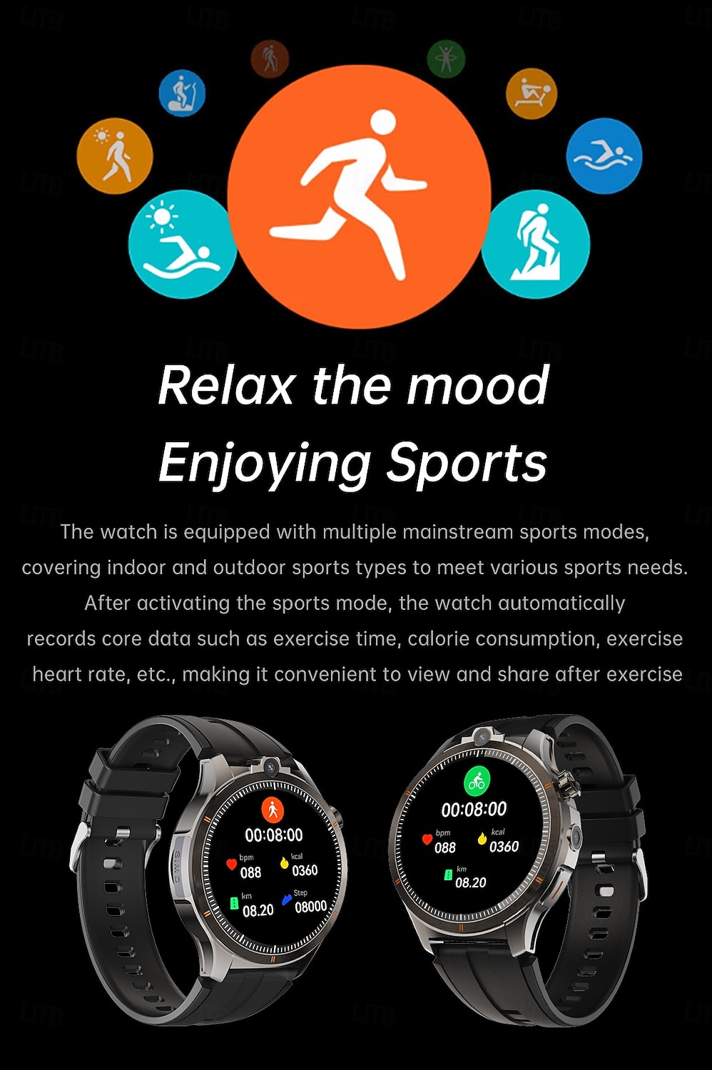 LW9 Montre intelligente 1.43 pouce Smartwatch Montre Connectée Bluetooth 4G Surveillance de la température Podomètre Rappel d'appel Compatible avec Android iOS Hommes GPS Longue Veille Appels Mains de 2025 ? $131.99 –P18