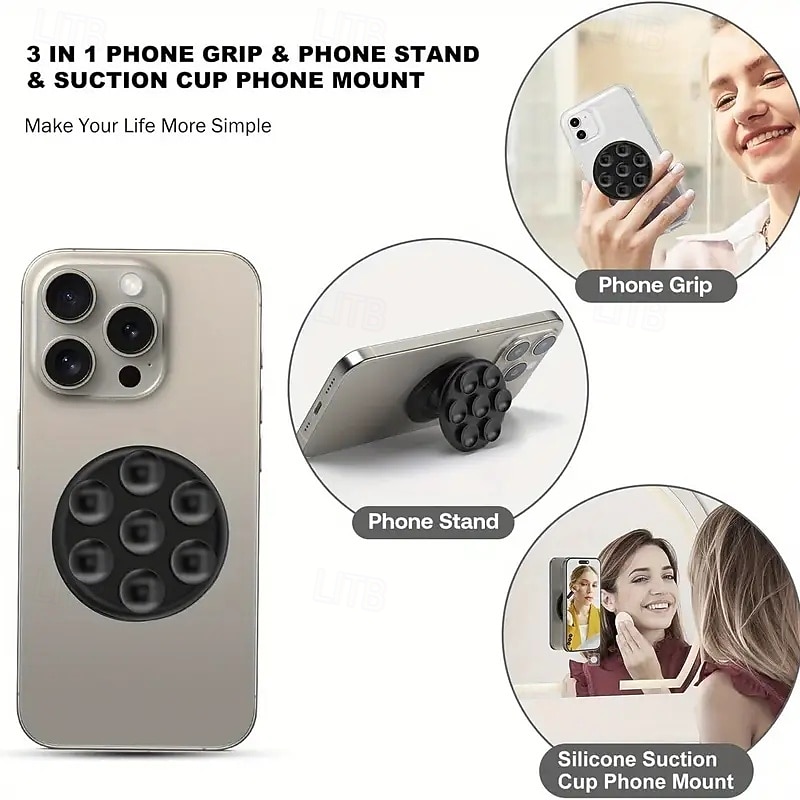 Expandable Foldable Phone Stand Silicone Suction Cup Phone Holder Compatible with Kindle Smartphones and Tablets 2026 - $16.99 –P4