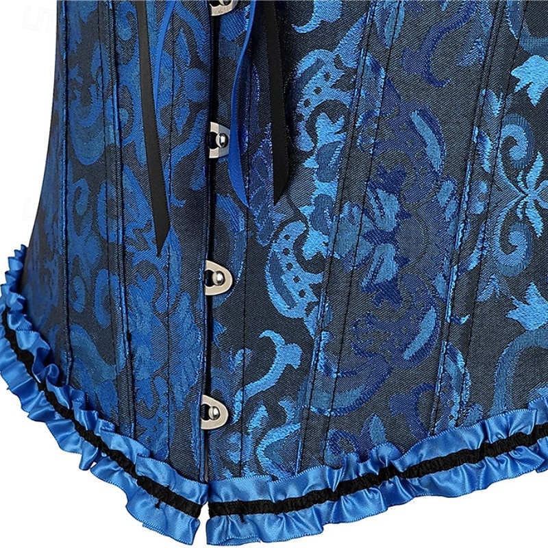 Femmes Corset Shapewear Serre-taille Gaine Sculptante Corset sexy Sexy Doux Fleuri Dos nu Vacances Soirée Rue Sans manches Corset Rose Claire Marron Bleu de minuit Printemps Automne Coupe sur mesure de 2026 ? $32.99 –P9