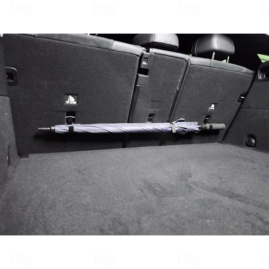 2-pakning paraplykroker for bil, universelle regnparaplykrager for sedan, SUV, bagasjeromsoppbevaring, støyfri, stabil &stille installasjon, holder paraplyen sikker, organisert og lett tilgjengelig, 2026 - $15.99 –P5