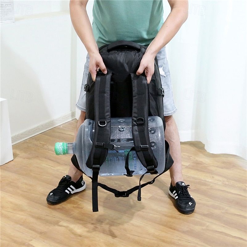 60 L Mochila de senderismo Mochilas de Senderismo Mochila Listo para vestir Multifuncional Duradero Transpirable A prueba de resbalones Al aire libre Caza Senderismo Cámping Viaje Espándex Nailon 2025 - $52.99 –P3