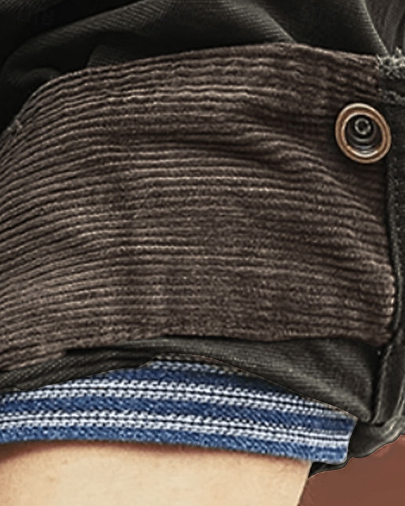 Hombre Chaqueta ligera Chaqueta tipo cargo Chaqueta casual Vacaciones Diario Resistencia al desgaste Bolsillo Otoño Invierno Plano Moda Clásico Diseño Regular Negro Marrón Verde Ejército Gris Oscuro 2026 - $53.99 –P7