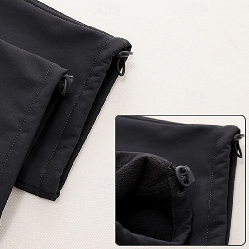 Per uomo Giacca da escursionismo Giacca in Pile Giacca imbottita Set termico Inverno All'aperto Calore Termico Impermeabile Top Nero Verde Grigio del 2025 a $56.99 –P13