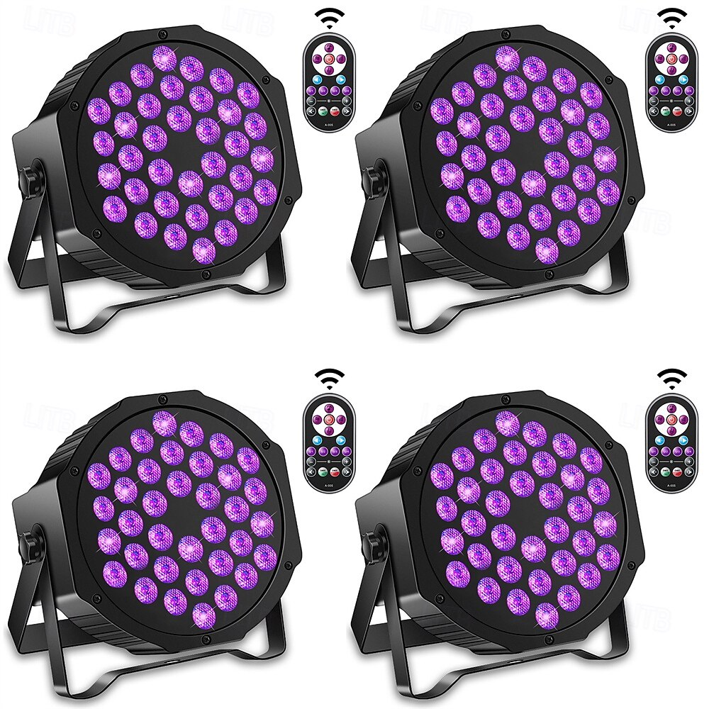36led telecomandă uv para lumină vopsire lumină violet efect lumină scenă lumină ktv bară 2025 - $31.99 –P3