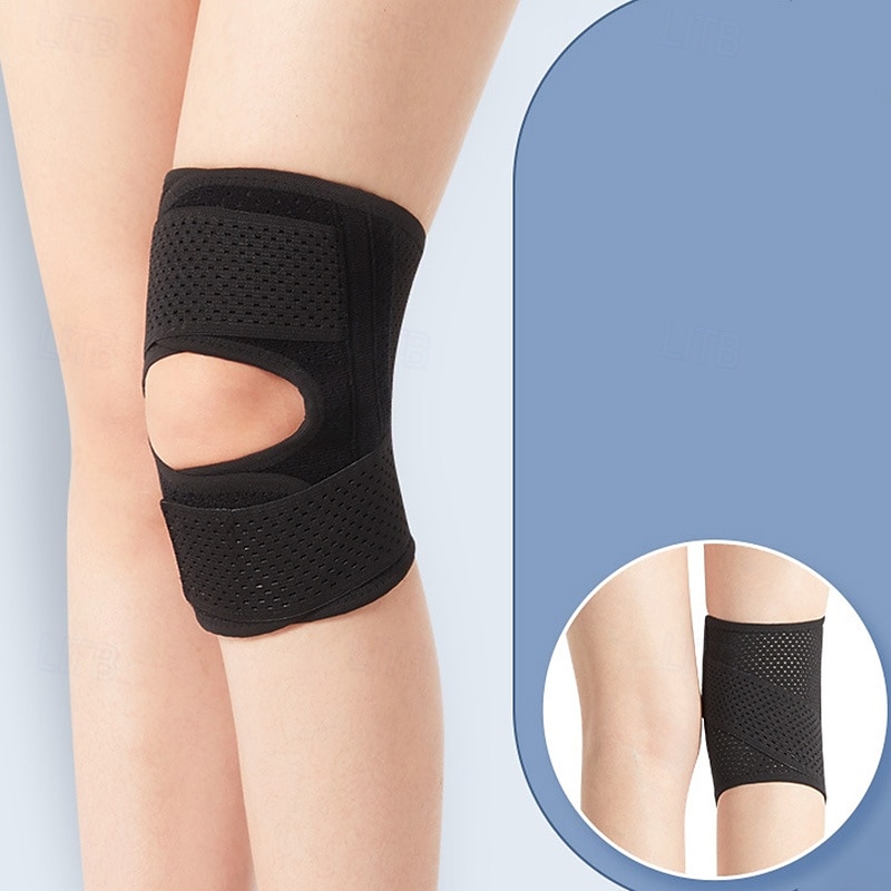 Feminino Pacote com 2 joelheiras de compressão esportiva Anti-Escorregar Tecido Dor no joelho Suporte de joelho Para Exercite-se LCA Levantamento de peso de 2025 por $11.49 –P5